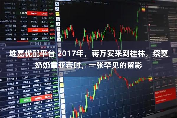 维嘉优配平台 2017年，蒋万安来到桂林，祭奠奶奶章亚若时，一张罕见的留影