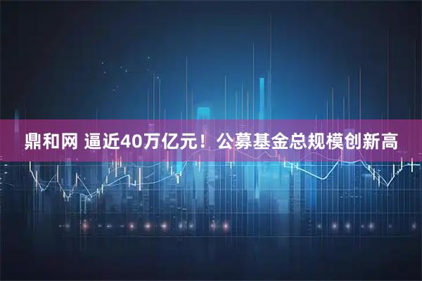 鼎和网 逼近40万亿元！公募基金总规模创新高