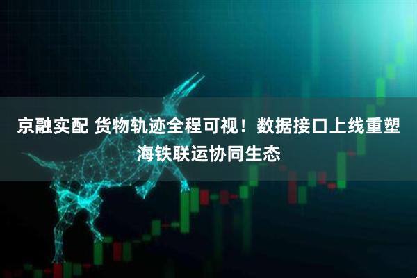 京融实配 货物轨迹全程可视！数据接口上线重塑海铁联运协同生态