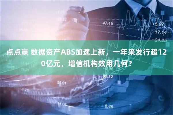 点点赢 数据资产ABS加速上新，一年来发行超120亿元，增信机构效用几何？