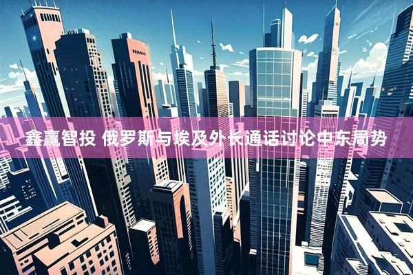鑫赢智投 俄罗斯与埃及外长通话讨论中东局势
