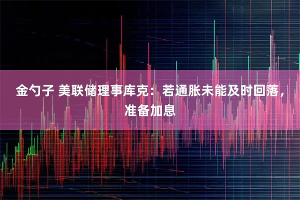 金勺子 美联储理事库克：若通胀未能及时回落，准备加息