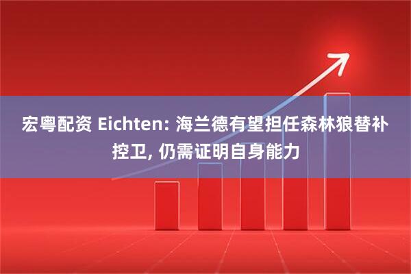 宏粤配资 Eichten: 海兰德有望担任森林狼替补控卫, 仍需证明自身能力